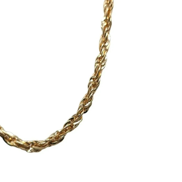 Paparazzi Twisted Chain Necklace Lobster Closure Gold Tone New Old Stock - Picture 2 of 5